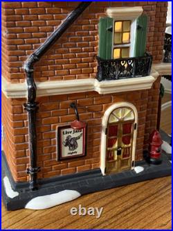 DEPARTMENT 56 Jambalaya Cafe Christmas in the City WORKS broken fence Jazz DEPARTMENT 56 Jambalaya Cafe Christmas in the City WORKS broken fence Jazz
