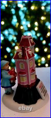 DEPARTMENT 56 reduced VICTORIA'S DOLL HOUSE Christmas in the City withGirl & Tree