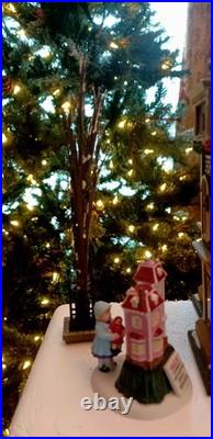 DEPARTMENT 56 reduced VICTORIA'S DOLL HOUSE Christmas in the City withGirl & Tree