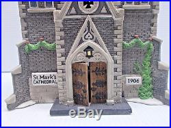 DEPT 56-55492 CATHERDRAL CHURCH OF ST. MARK #1457 OF 17,500 NEW c