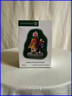 DEPT 56 CHRISTMAS IN THE CITY Accessory LANTERNS & FIREWORKS FOR SALE New In Box