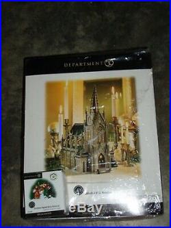 DEPT 56 CHRISTMAS IN THE CITY CATHEDRAL OF ST. NICHOLAS Excellent Display -Read