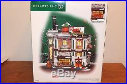 Dept 56 Christmas In The City Coca Cola Bottling Co. # 59258 Bnib