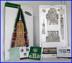 Dept 56 Christmas In The City Empire State Building # 59207 Brand New