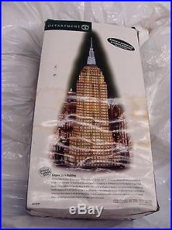 Dept 56 Christmas In The City Empire State Building # 59207 New Old Stock