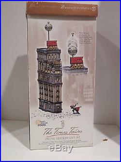 Dept 56 Christmas In The City The Times Tower Special Edition # 55510 Mint