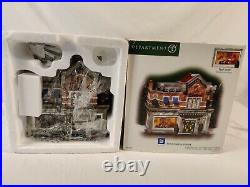 DEPT 56 CHRISTMAS IN THE CITY VILLAGE HENSLY CADILLAC AND BUICK Open Box 59235