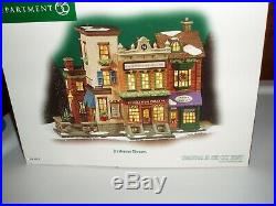 DEPT 56 CHRISTMAS IN THE CITY Village 5TH AVENUE SHOPPES NIB Sealed