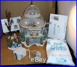 Dept 56 Crystal Gardens Conservatory Christmas In The City Series Original Box