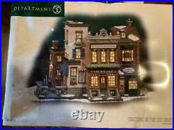 DEPT 56 Christmas In The City 5TH AVENUE SHOPPES NIB Sleeve Water Damaged