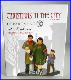 DEPT 56 Christmas In The City EAT IN & TAKE OUT #808824 BRAND NEW -RARE