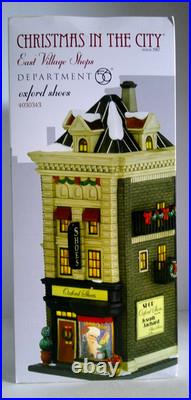 DEPT 56 Christmas In The City OXFORD SHOES #4030343 BRAND NEW