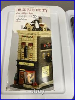 DEPT 56 Christmas In The City OXFORD SHOES SEE DESCRIPTION
