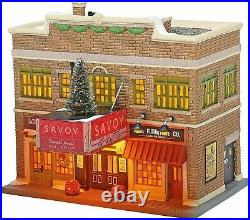 DEPT 56 Christmas in The City Village THE SAVOY BALLROOM NYC Light Up Building