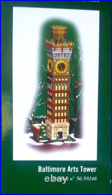 DEPT 56 Christmas in the City BALTIMORE ARTS TOWER #56-59246 Landmark Ed