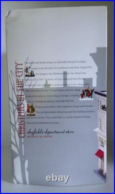 DEPT 56 Christmas in the City DAYFIELD'S DEPARTMENT STORE #808795 NEW