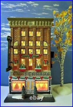 DEPT 56 Christmas in the City FERRARA BAKERY! 3D Scene, Complete, Excellent