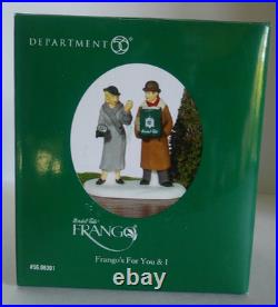 DEPT 56 Christmas in the City FRANGO'S FOR YOU & I #56-06301 -RARE! NEW