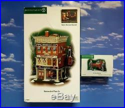 DEPT 56 Christmas in the City HAMMERSTEIN PIANO CO. Plus KID GLOVE MOVING! Rare