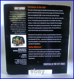 DEPT 56 Christmas in the City HARLEY-DAVIDSON DETAILING, PARTS And SERVICE