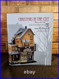 DEPT 56 Christmas in the City MAXWELL'S BLUES HALL, Music In The City Series