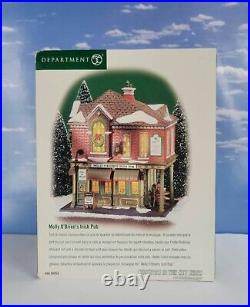 DEPT 56 Christmas in the City MOLLY O'BRIEN'S IRISH PUB! Beer, Bar, Excellent
