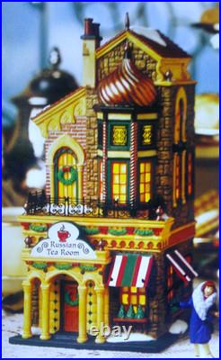 DEPT 56 Christmas in the City RUSSIAN TEA ROOM #56-59245 Cordless Light