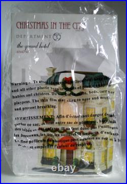 DEPT 56 Christmas in the City THE GRAND HOTEL #4044790 -VERY RARE & NEW
