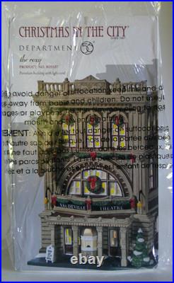 DEPT 56 Christmas in the City THE ROXY #805537 BRAND NEW