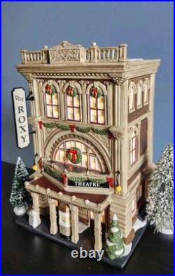 DEPT 56 Christmas in the City THE ROXY #805537 Vaudville Theatre