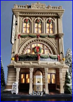 DEPT 56 Christmas in the City THE ROXY #805537 Vaudville Theatre