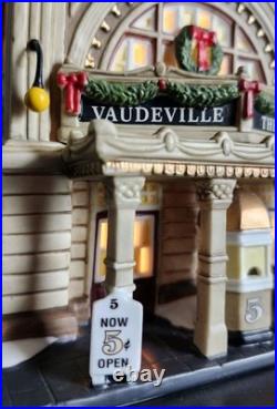 DEPT 56 Christmas in the City THE ROXY #805537 Vaudville Theatre