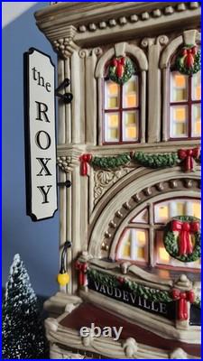 DEPT 56 Christmas in the City THE ROXY #805537 Vaudville Theatre