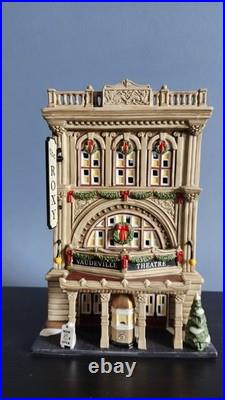 DEPT 56 Christmas in the City THE ROXY #805537 Vaudville Theatre