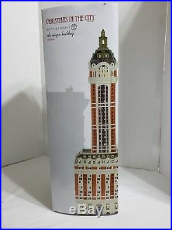 DEPT 56-Christmas in the City The Singer Building NIB