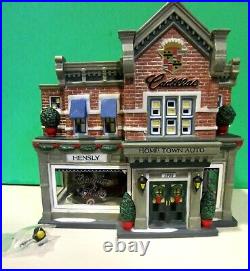 DEPT 56 HENSLY 32 CADILLAC & BUICK CHRISTMAS IN THE CITY Village 355B NEW in BOX