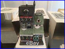DEPT. 56 Lot Of 12 HERITAGE VILLAGE COLLECTION Christmas In The City With Boxes