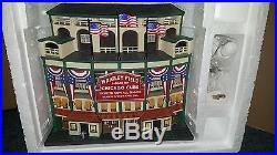 DEPT 56 Rare CHICAGO CUBS WRIGLEY FIELD Lighted Building CHRISTMAS IN THE CITY