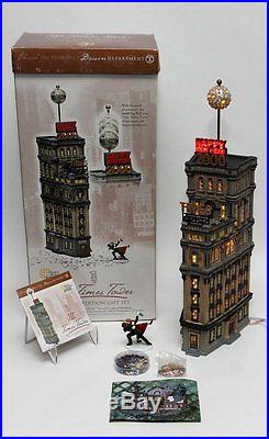 DEPT 56 THE TIMES TOWER SPECIAL EDITION GIFT SET CHRISTMAS IN THE CITY MINT