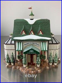 DEPT 56 Tavern In The Park Restaurant Christmas City NYC Green Central Park RARE