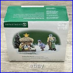 DEPT 56 VISITING THE NATIVITY CHRISTMAS IN THE CITY SERIES Tested