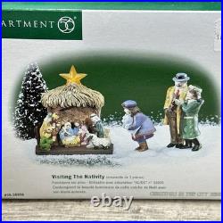 DEPT 56 VISITING THE NATIVITY CHRISTMAS IN THE CITY SERIES Tested