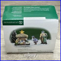DEPT 56 VISITING THE NATIVITY CHRISTMAS IN THE CITY SERIES Tested