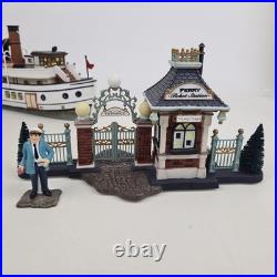 Deparment 56 Christmas in the City Village EAST HARBOR FERRY 59213 Boat Rare