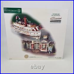 Deparment 56 Christmas in the City Village EAST HARBOR FERRY 59213 Boat Rare