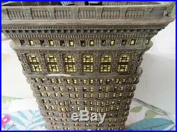 Department 56 59260 Christmas In The City Flatiron Building Rare Piece Complete