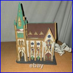 Department 56 All Saints Corner Church Christmas in the City Lighted House