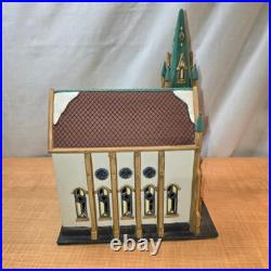 Department 56 All Saints Corner Church Christmas in the City Lighted House