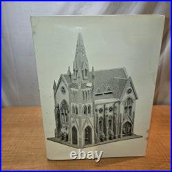 Department 56 All Saints Corner Church Christmas in the City Lighted House