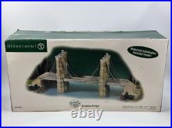 Department 56 Brooklyn Bridge 56.59247 Christmas In The City New Open Box